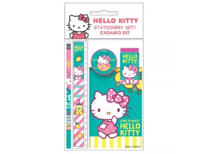 Hello Kitty 5-dielny set písacích potrieb