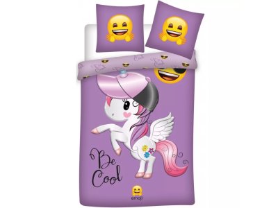 Emoji Unicorn bavlnené obliečky