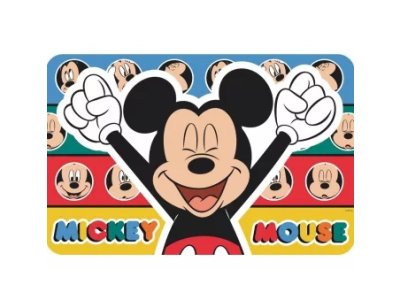 Mickey Mouse prestieranie na stôl