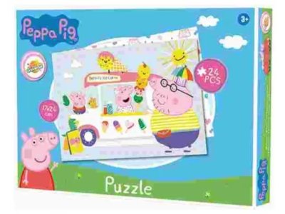 Peppa pig puzzle - skladačka