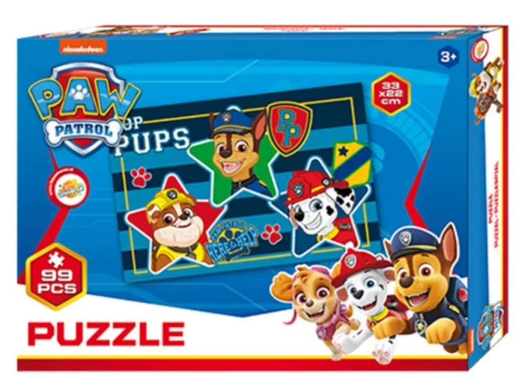 Paw Patrol puzzle - skladačka