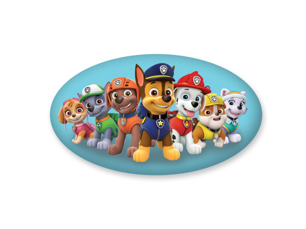 Paw Patrol tvarovaný vankúš