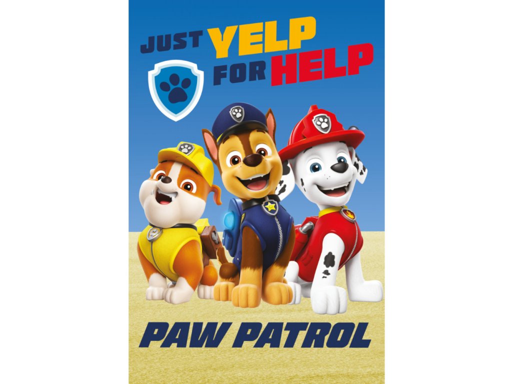 Paw Patrol fleesová deka