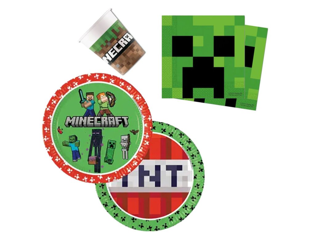 Minecraft párty sada