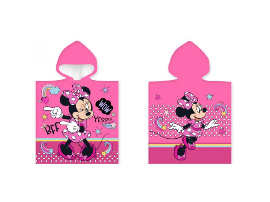 Minnie Mouse bavlnené poncho