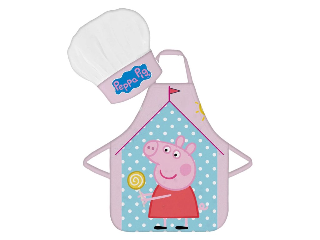Peppa Pig kuchárska zástera