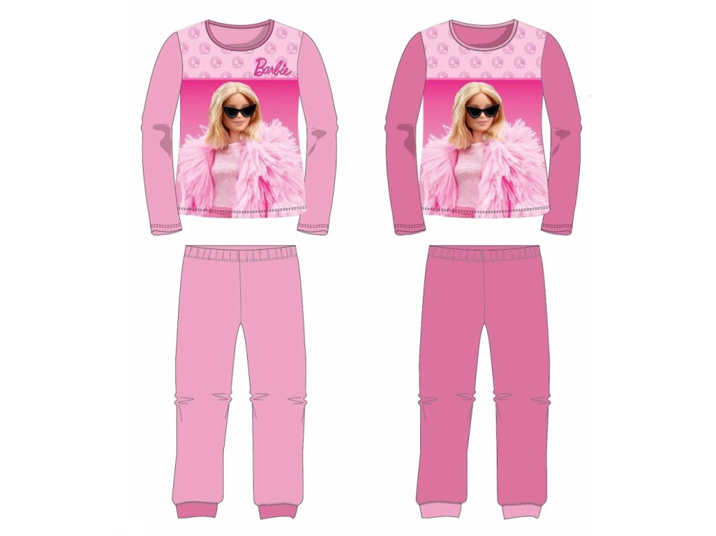 Barbie dievčenské dlhé pyžamo
