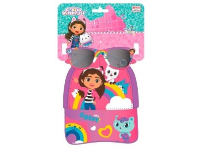 Gabby´s Dollhouse dievčenská šiltovka s okuliarmi