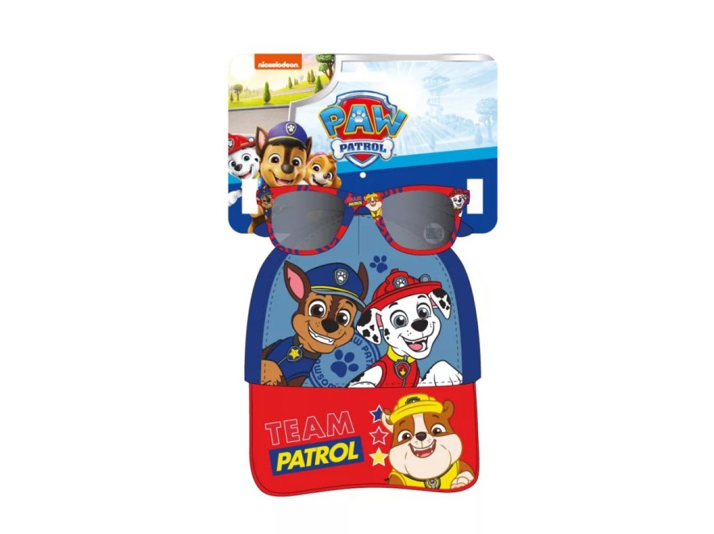 Paw Patrol chlapčenská šiltovka s okuliarmi