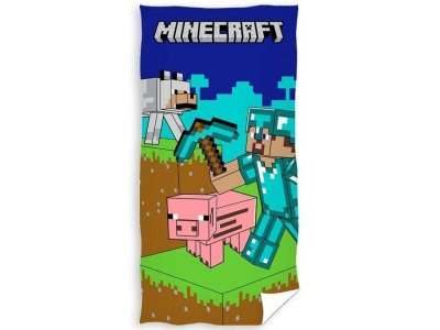 Minecraft bavlnená osuška