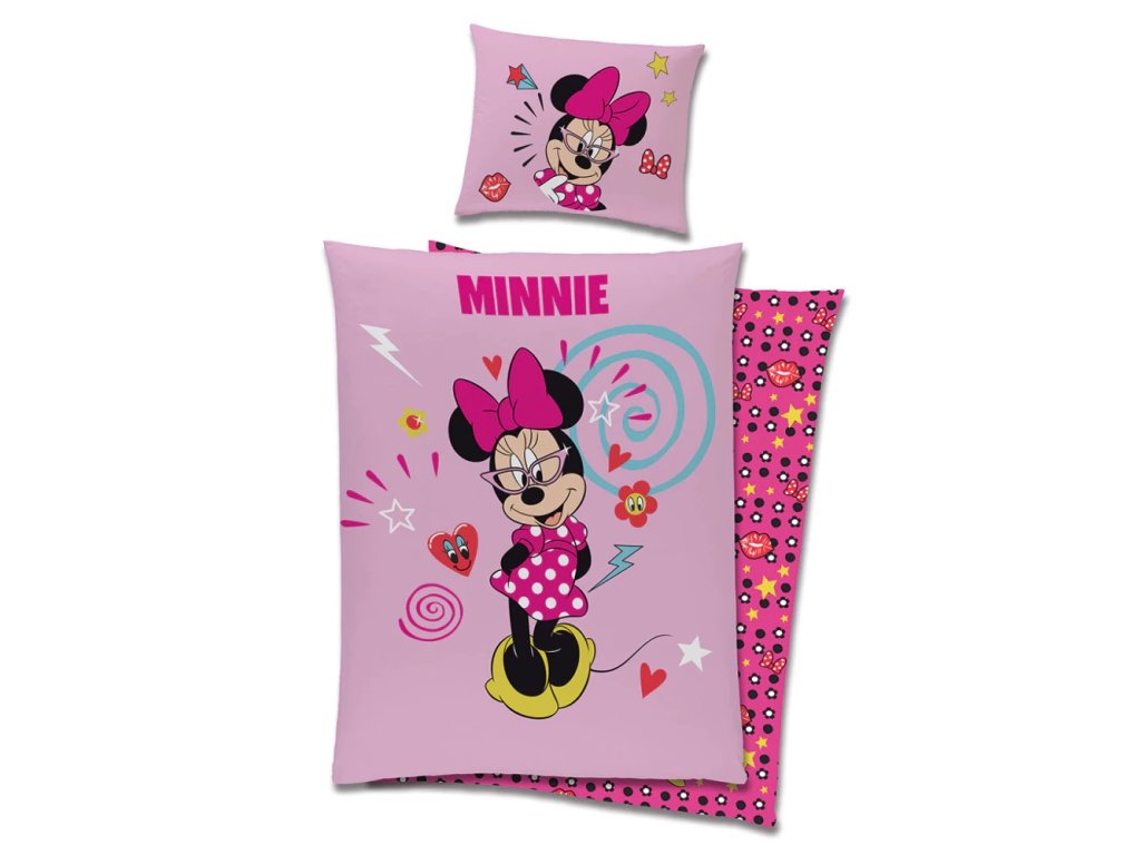 Minnie Mouse bavlnené obliečky