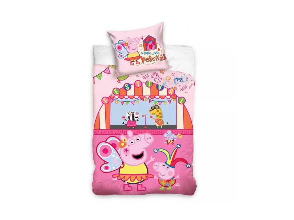 Peppa pig bavlnené obliečky