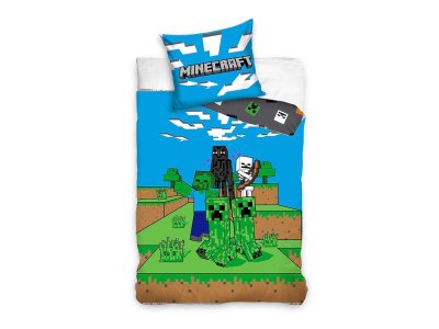 Minecraft bavlnené obliečky