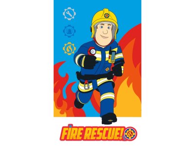 Požiarnik Sam bavlnený uterák