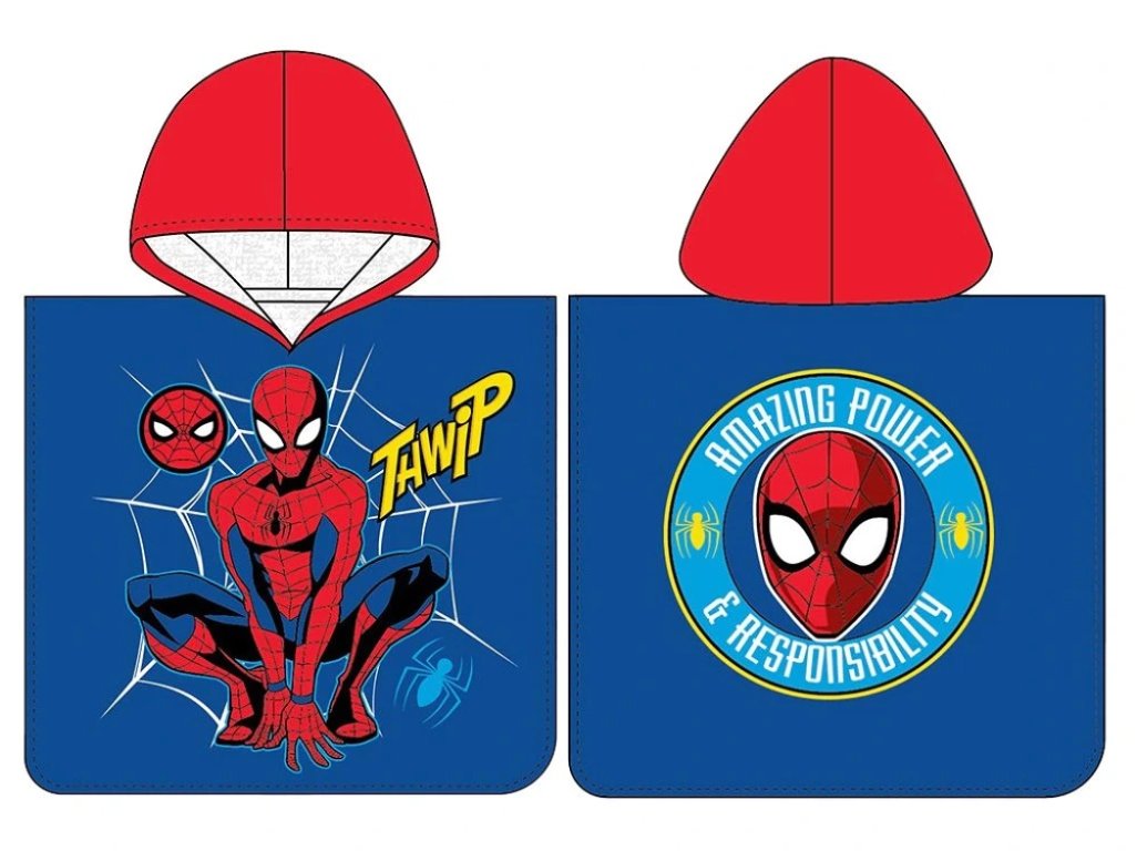Spiderman bavlnené poncho