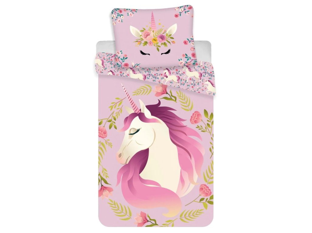 Unicorn bavlnené obliečky