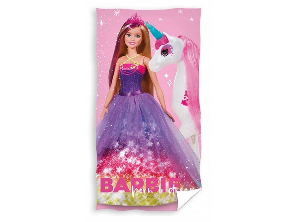 Barbie bavlnená osuška