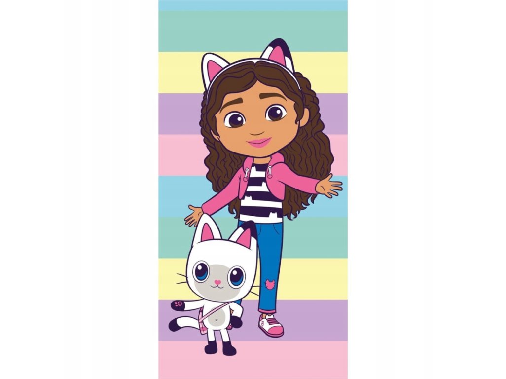 Gabby's Dollhouse bavlnená osuška