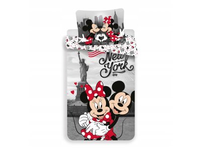 Minnie a Mickey bavlnené obliečky