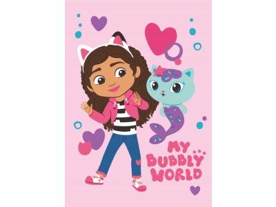 Gabby's Dollhouse fleecová deka