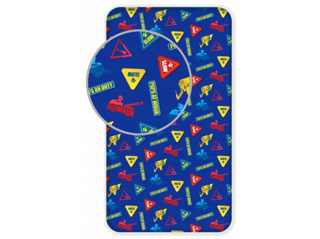 Paw Patrol bavlnená napínacia plachta
