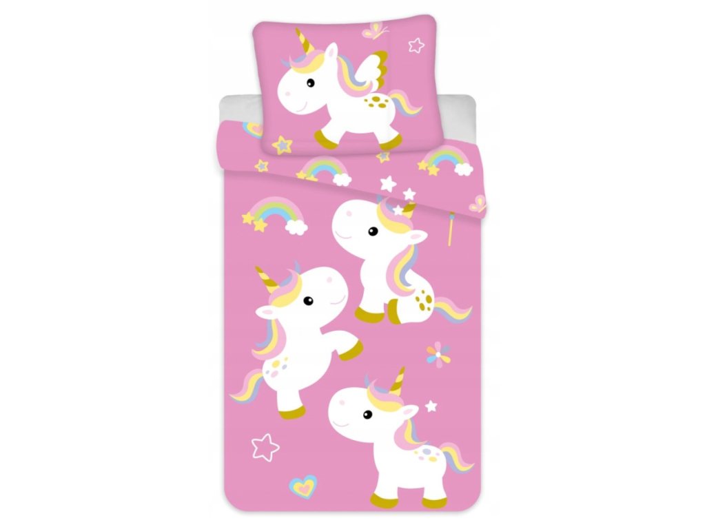 Unicorn bavlnené obliečky
