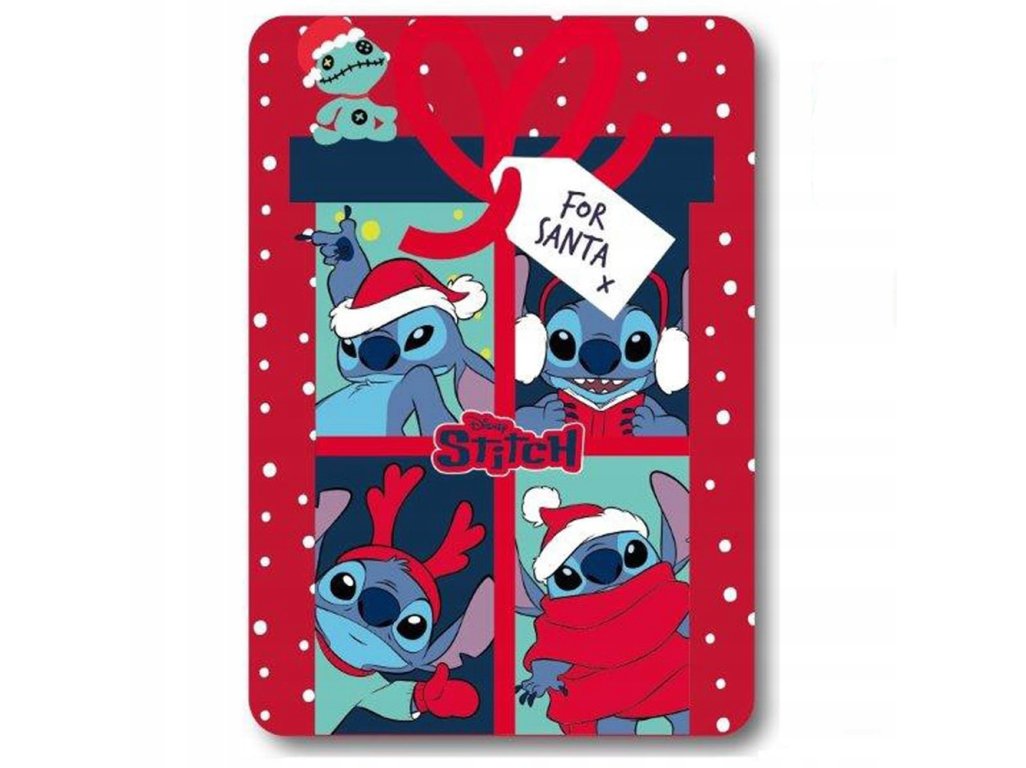 Stitch fleecová deka