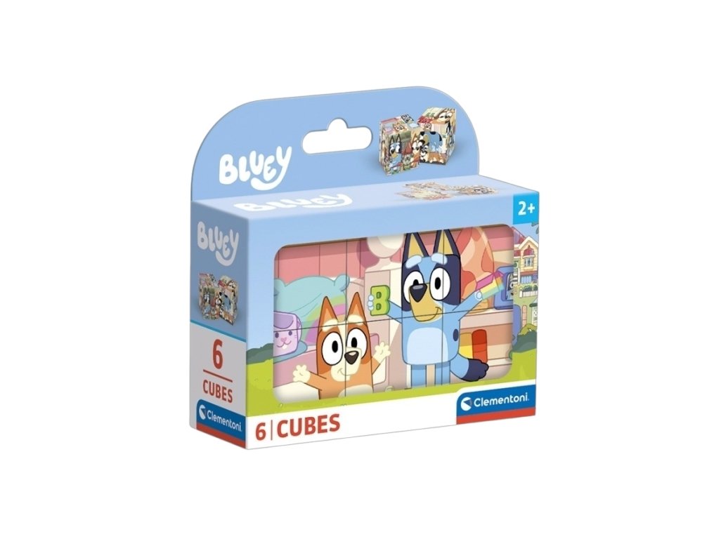 Bluey rozprávkové kocky