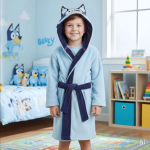 Bluey chlapčenský župan