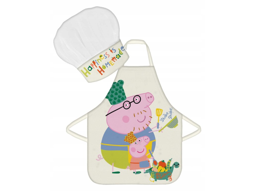 Peppa Pig kuchárska zástera