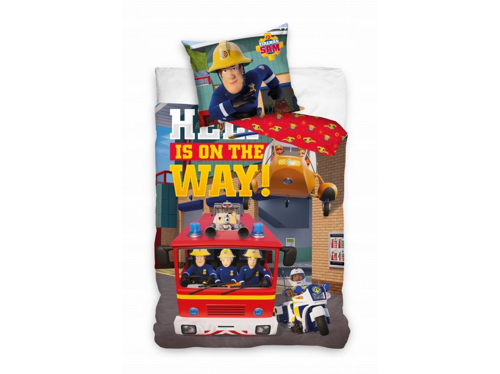 Požiarnik Sam bavlnené obliečky