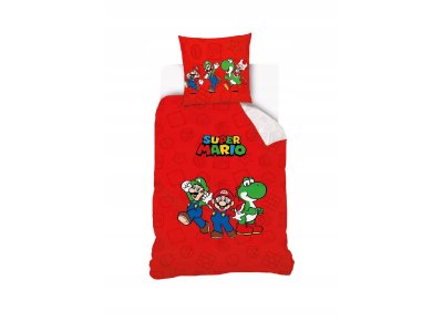 Super Mario bavlnené obliečky