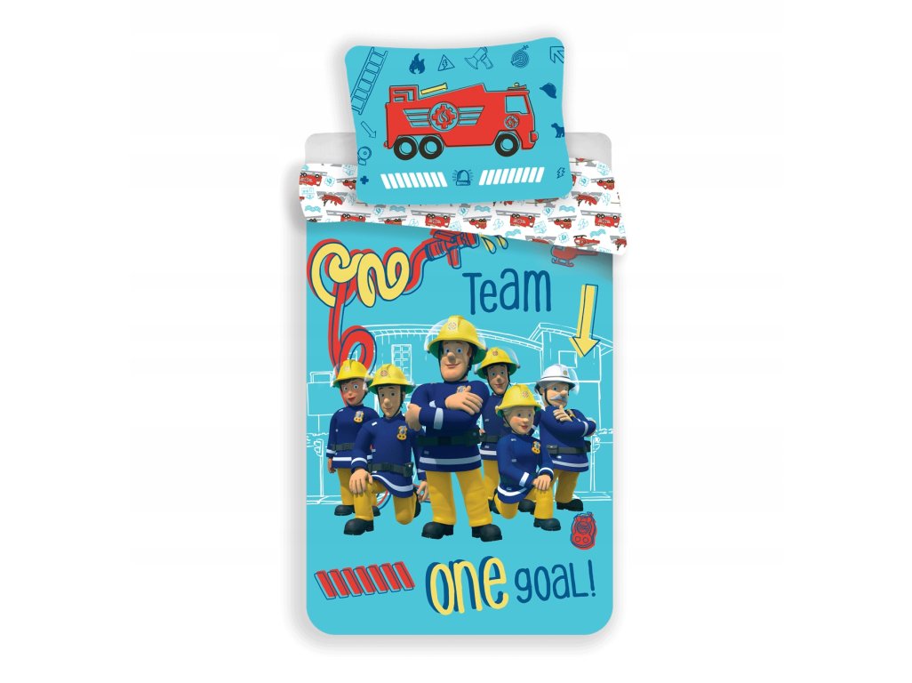 Požiarnik Sam bavlnené obliečky